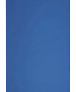 Aeromat Elite Workout Mat With Eyelet, 24 X 72 Inches, 1/2 Inch Thick, Blue, Phthalate Free