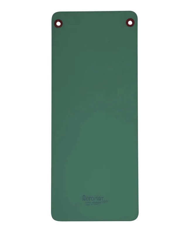 Aeromat Elite Workout Mat With Eyelet, 24 X 56 Inches, 1/2 Inch Thick, Green, Phthalate Free 3 Aeromat Elite Workout Mat With Eyelet, 24 X 56 Inches, 1/2 Inch Thick, Green, Phthalate Free