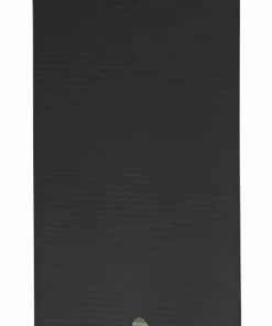 Aeromat Elite Workout Mat With Eyelet, 20 X 48 Inches, 1/2 Inch Thick, Black, Phthalate Free
