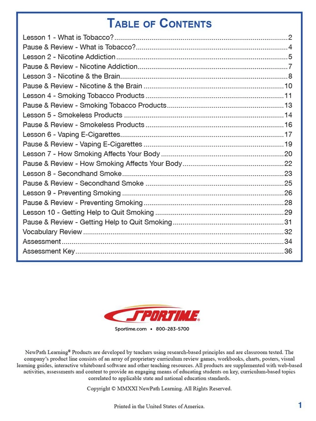 Sportime Smoking And Vaping Student Guide 4 Sportime Smoking And Vaping Student Guide - Image 2