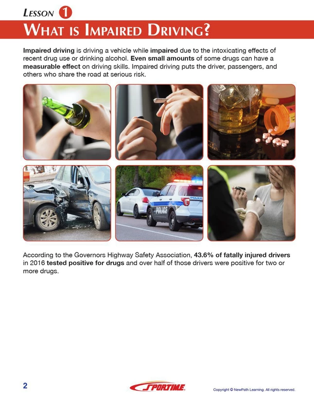 Sportime Impaired Driving Student Guide 6 Sportime Impaired Driving Student Guide - Image 4