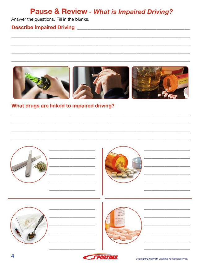 Sportime Impaired Driving Student Guide 4 Sportime Impaired Driving Student Guide - Image 2