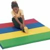 Childrens Factory Children's Factory Feather-Lite Rainbo Panel Folding Mat, 4 X 8 Ft