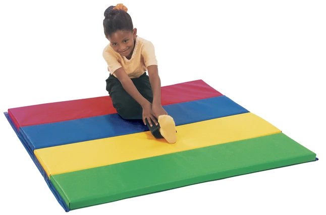Childrens Factory Children's Factory Feather-Lite Rainbo Panel Folding Mat, 5 X 10 Ft 3 Childrens Factory Children's Factory Feather-Lite Rainbo Panel Folding Mat, 5 X 10 Ft